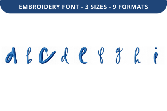 Alphonsine Font a to I: A Versatile Embroidery Solution for Personalized Creations