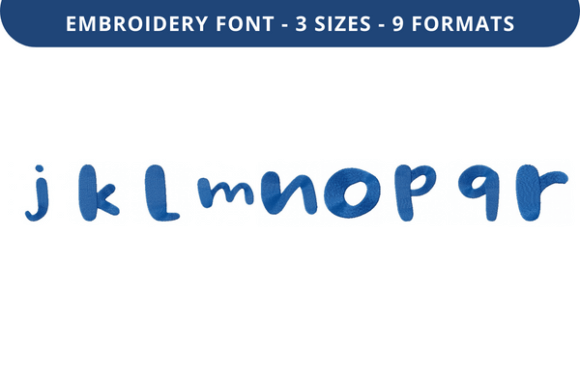 Caramallows Font J to R: Elegant Embroidery for All