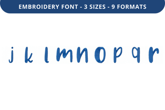 Choco Ganache Font J to R: A Stylish Addition to Your Embroidery Toolkit