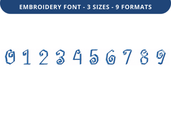 Cool Culottes Font 0 to 9: A Versatile Embroidery Solution