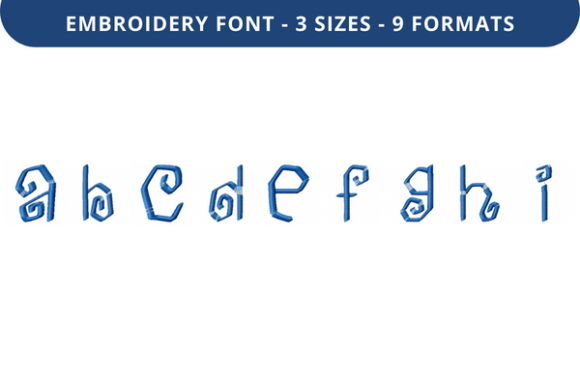 Cool Culottes Font a to I: A Versatile Embroidery Solution