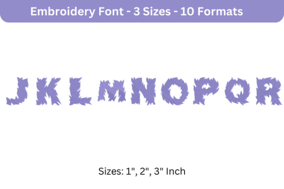 Fire Cat Font J to R for Personalized Embroidery Projects
