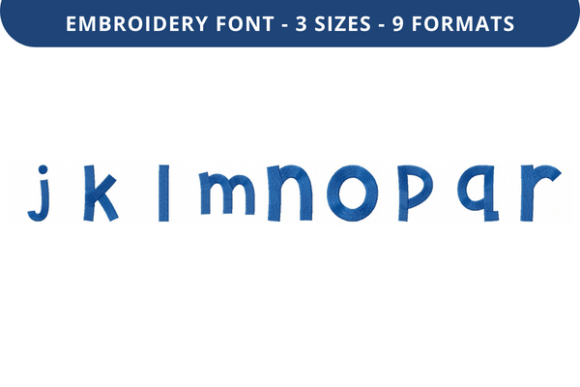 Gumbies Font J to R: Elegant Embroidery for Personalized Projects