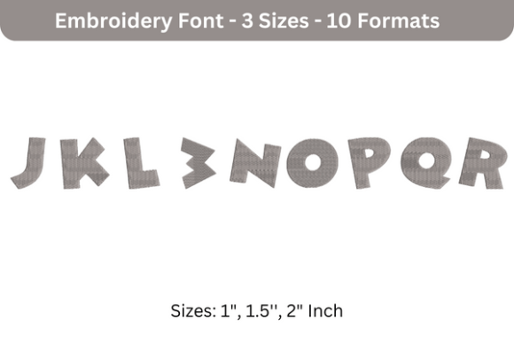 Minnie Font J to R for Personalized Embroidery Projects