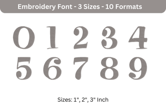 Pixie Font 0 to 9: A Versatile Embroidery Solution for All