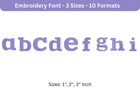 Zantroke Font Lowercase a to I