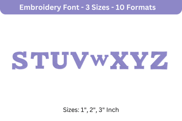 Zantroke Font S to Z: A Versatile Embroidery Solution for Every Project